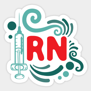 RN Registered Nurse Sticker